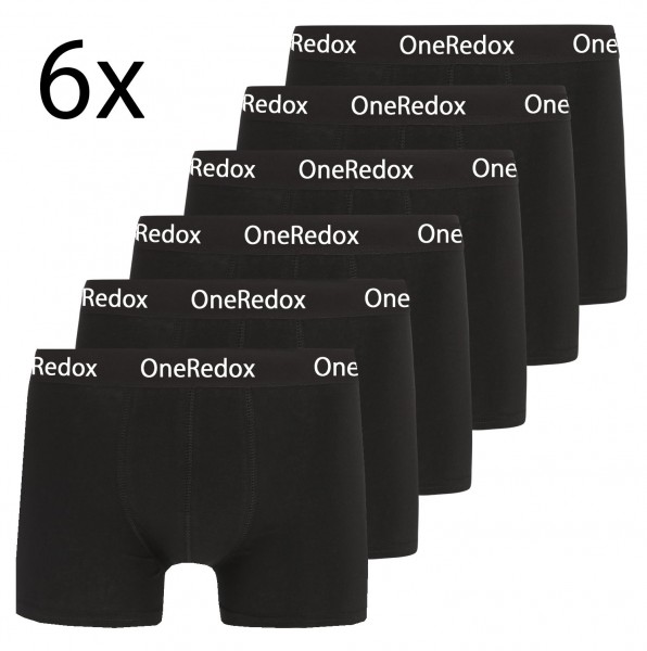 OneRedox Boxershorts Hommes Hommes 6er Pack Hommes Unterw